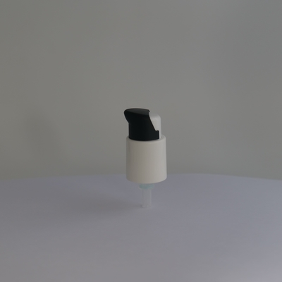 Round Anodized Aluminum Plastic Lotion Pump Non Spill