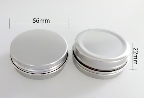 40ml 56*22 Round Threaded Aluminum Can Tea Cake Biscuit Alabaster Snacks Sealed Subdivided Metal Jar