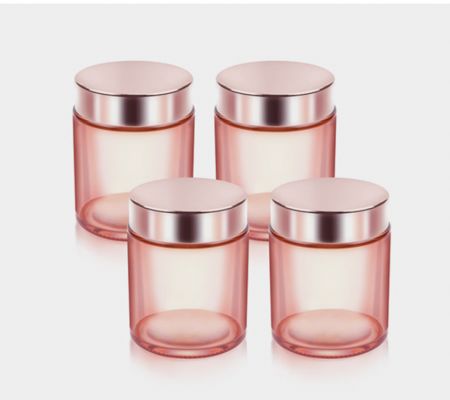 Round Glass Cosmetic Jars Sleek and Functional Packaging for Your Products
