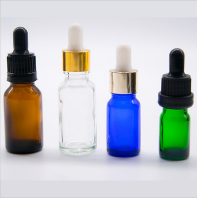 Electroplated Sliver Amber Serum Bottles Essential Oil recyclable