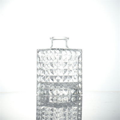Custom transparent Aroma Source Glass Diffuser Car With Lid 100ml