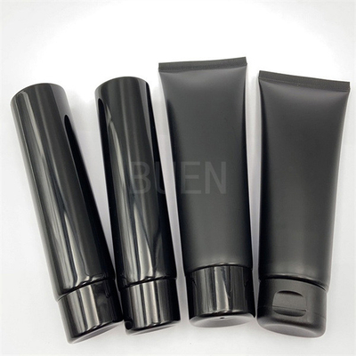 Foundation Squeeze Plastic Cosmetic Tube Matte Black Mini 30ml