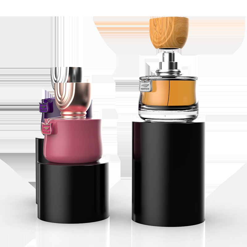 Multicolor Square Glass Perfume Bottle 50ml For Daily Use