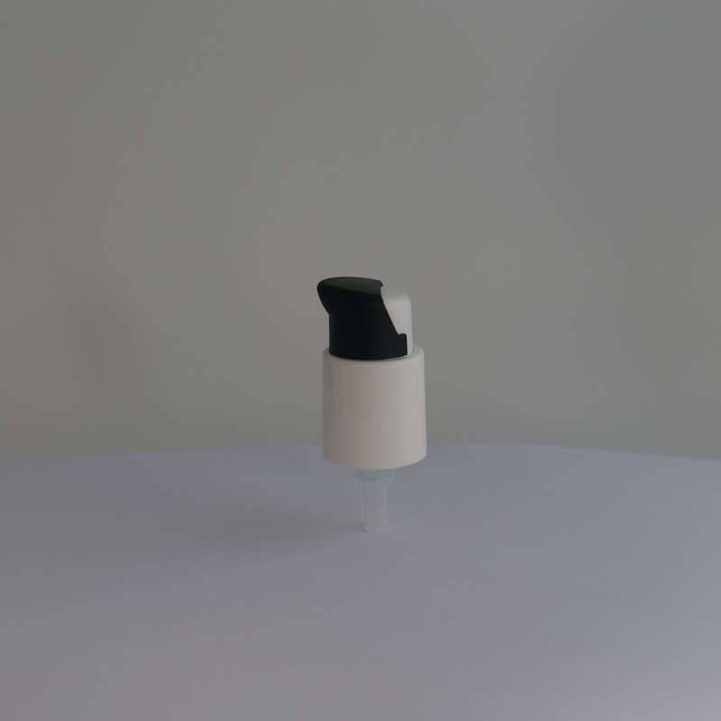 Round Anodized Aluminum Plastic Lotion Pump Non Spill