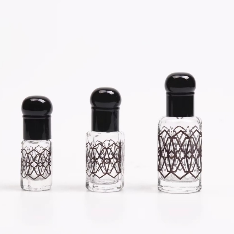 Sustainable  Mini Refillable 12ml Wholesale Roll On Perfume Bottle