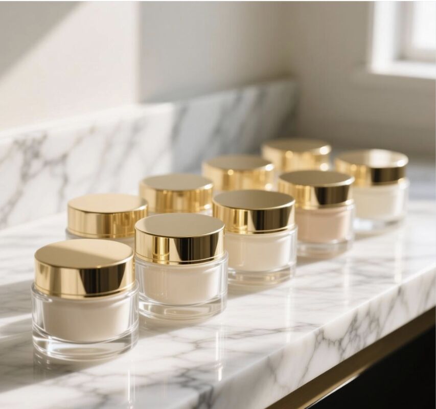 Ecofriendly Glass Cosmetic Jars Featuring Durable Glass Body Material in Multiple Capacities Ideal for Skincare Creams Lotions and Beauty Product
